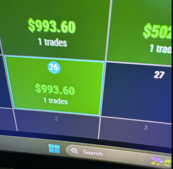 $993.60 day β 1 trade
